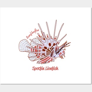 Spotfin Lionfish Posters and Art